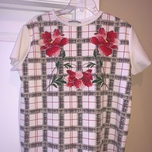 ZARA Flower T-shirt